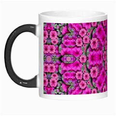 From The Sky Came Flowers In Calm Bohemian Peace Morph Mugs by pepitasart