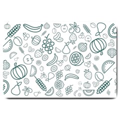 Fruit Material Design Transparent Large Doormat 