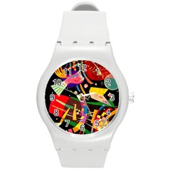 Kandinsky Composition X Round Plastic Sport Watch (m) by impacteesstreetwearthree