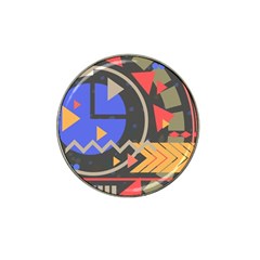 Background Abstract Colors Shapes Hat Clip Ball Marker by Pakrebo