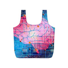 Evolution Artificial Intelligence Full Print Recycle Bag (s) by Pakrebo