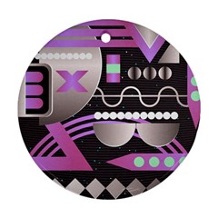Background Abstract Geometric Ornament (round)