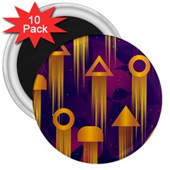 Background Pattern Non Seamless 3  Magnets (10 pack) 