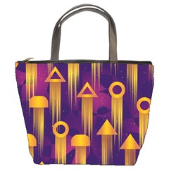 Background Pattern Non Seamless Bucket Bag