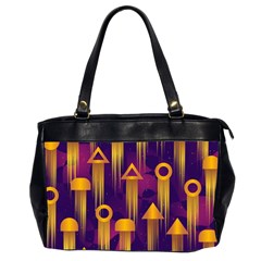 Background Pattern Non Seamless Oversize Office Handbag (2 Sides)