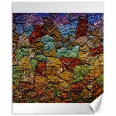 Texture Stone Structure Pattern Canvas 16  X 20  by Pakrebo