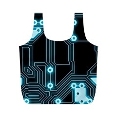 New Technology - Dark Full Print Recycle Bag (m) by WensdaiAmbrose