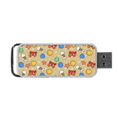 Crabs Pattern Portable Usb Flash (one Side) by Valentinaart