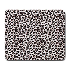 3d Leopard Print Black Brown Large Mousepads by LoolyElzayat