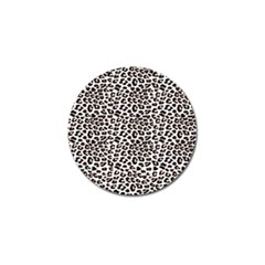 3d Leopard Print Black Brown Golf Ball Marker (10 Pack) by LoolyElzayat