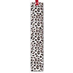 3d Leopard Print Black Brown Large Book Marks by LoolyElzayat