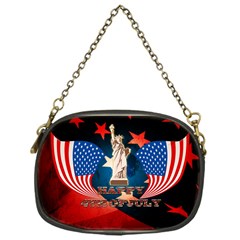 Happy 4th Of July Chain Purse (one Side) by FantasyWorld7