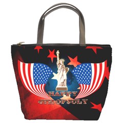 Happy 4th Of July Bucket Bag by FantasyWorld7