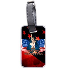 Happy 4th Of July Luggage Tag (two Sides) by FantasyWorld7