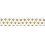 Gold Star Large Flano Scarf  Back