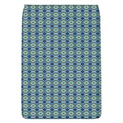 Ornate Oval  Pattern Blue Orange Removable Flap Cover (s) by BrightVibesDesign