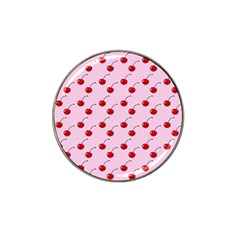 Kawaii Cherries Red Pattern Hat Clip Ball Marker by snowwhitegirl