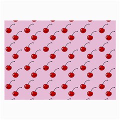 Kawaii Cherries Red Pattern Large Glasses Cloth