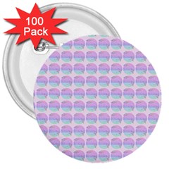 Umbrella Mandala Pattern 3  Buttons (100 Pack)  by snowwhitegirl