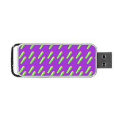 Ice Freeze Purple Pattern Portable Usb Flash (two Sides) by snowwhitegirl