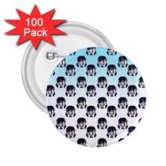 Forest Girl Gradient Blue 2 25  Buttons (100 Pack)  by snowwhitegirl