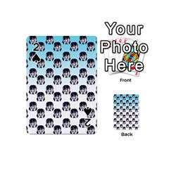 Forest Girl Gradient Blue Playing Cards 54 Designs (mini)