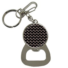 Kawaii Dougnut Black Pattern Bottle Opener Key Chain