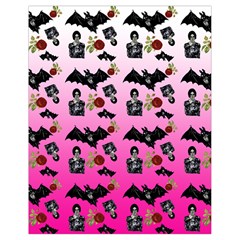 Pink Gradient Bat Pattern Drawstring Bag (small) by snowwhitegirl