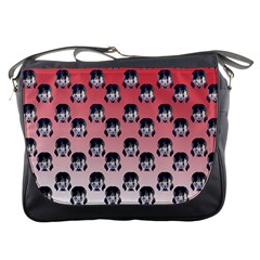 Forest Girl Gradient Red Messenger Bag by snowwhitegirl