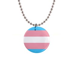 Transgender Pride Flag 1  Button Necklace by lgbtnation