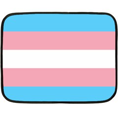 Transgender Pride Flag Fleece Blanket (mini) by lgbtnation