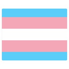 Transgender Pride Flag Double Sided Flano Blanket (medium)  by lgbtnation
