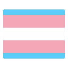 Transgender Pride Flag Double Sided Flano Blanket (large)  by lgbtnation