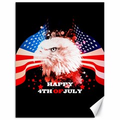 Happy 4th Of July Canvas 18  X 24  by FantasyWorld7