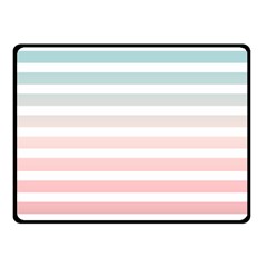 Horizontal Pinstripes In Soft Colors Fleece Blanket (small) by shawlin