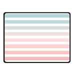 Horizontal pinstripes in soft colors Fleece Blanket (Small) 50 x40  Blanket Front