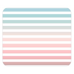 Horizontal Pinstripes In Soft Colors Double Sided Flano Blanket (small)  by shawlin