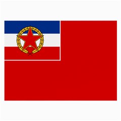 Naval Ensign Of Yugoslavia, 1949-1993 Large Glasses Cloth (2 Sides) by abbeyz71