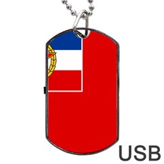 Naval Ensign Of Yugoslavia, 1949-1993 Dog Tag Usb Flash (two Sides) by abbeyz71