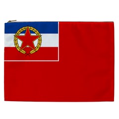 Naval Ensign Of Yugoslavia, 1949-1993 Cosmetic Bag (xxl) by abbeyz71