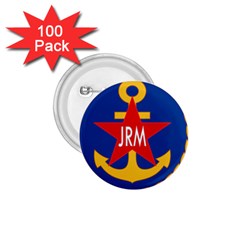 Seal Of The Yugoslav Navy 1 75  Buttons (100 Pack)  by abbeyz71