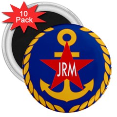 Seal Of The Yugoslav Navy 3  Magnets (10 Pack)  by abbeyz71