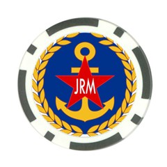 Seal Of The Yugoslav Navy Poker Chip Card Guard by abbeyz71