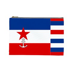 Naval Ensign Of Yugoslavia, 1942-1943 Cosmetic Bag (large) by abbeyz71