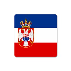 Naval Ensign Of Kingdom Of Yugoslavia, 1932-1939 Square Magnet by abbeyz71