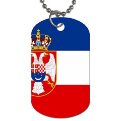 Naval Ensign Of Kingdom Of Yugoslavia, 1932-1939 Dog Tag (one Side) by abbeyz71