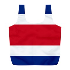 National Flag Of Costa Rica Full Print Recycle Bag (l) by abbeyz71