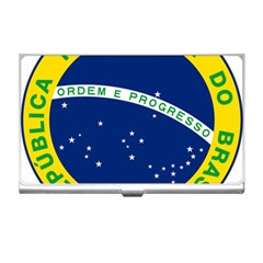 National Seal Of Brazil Business Card Holder by abbeyz71