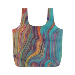 Colorful Sketch Full Print Recycle Bag (m) by bloomingvinedesign