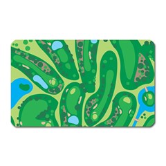 Golf Course Par Golf Course Green Copy Magnet (rectangular) by Nexatart